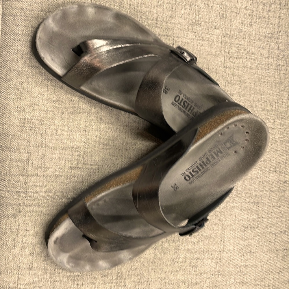 Mephisto Charcoal Sandal